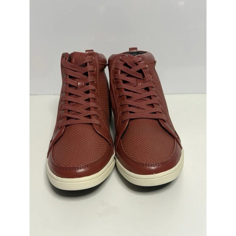 Aldo Kimmelman 82 Burgundy Hightop Men Shoe Size 8 New